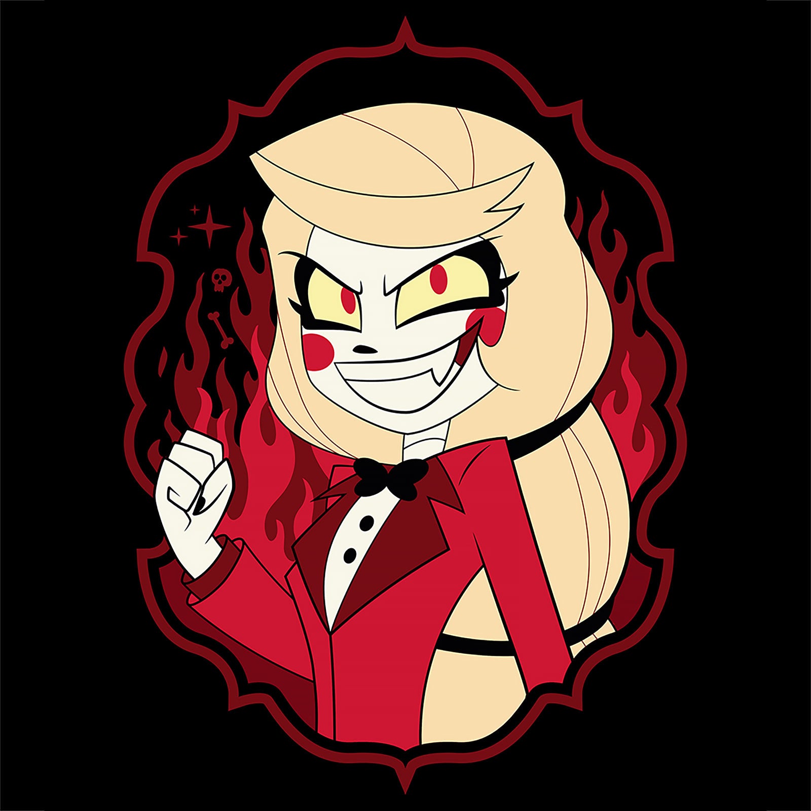 Imagen del producto Camiseta de Charlie Morningstar para fans de Hazbin Hotel