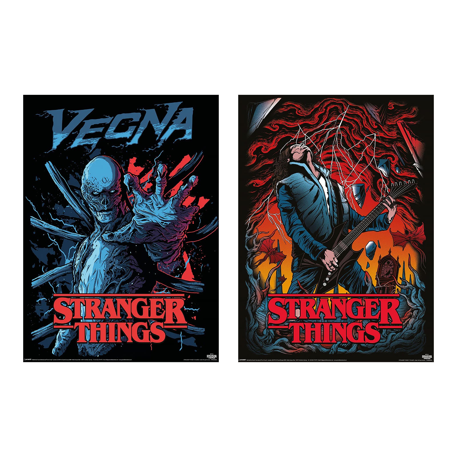 Imagen del producto Stranger Things - Vecna & Eddie Poster Set de 2 piezas