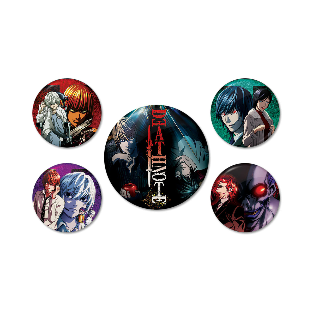 Imagen del producto Death Note - Conexiones del Destino Botón Set de 5