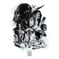 Imagen del producto Star Wars - 40º Aniversario Montaje Maxi Poster