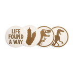Imagen del producto Jurassic Park - Life Found A Way Set de 4 posavasos