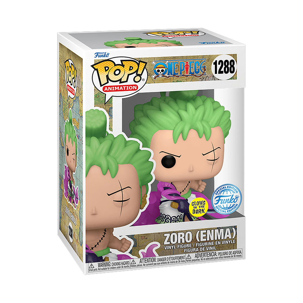 Imagen del producto One Piece - Zoro (Enma) Figura Funko Pop con efecto Glow in the Dark