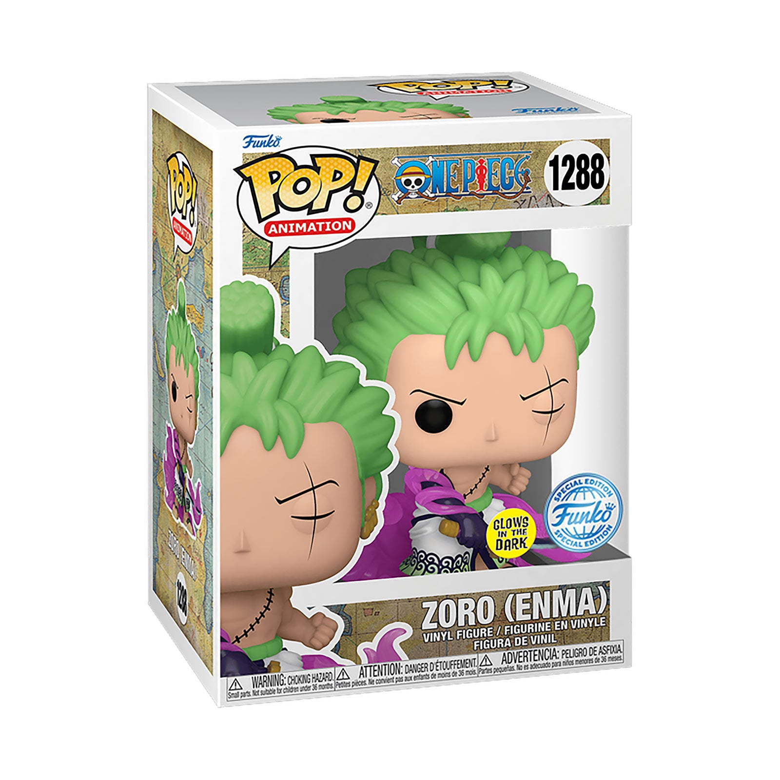 Imagen del producto One Piece - Zoro (Enma) Figura Funko Pop con efecto Glow in the Dark