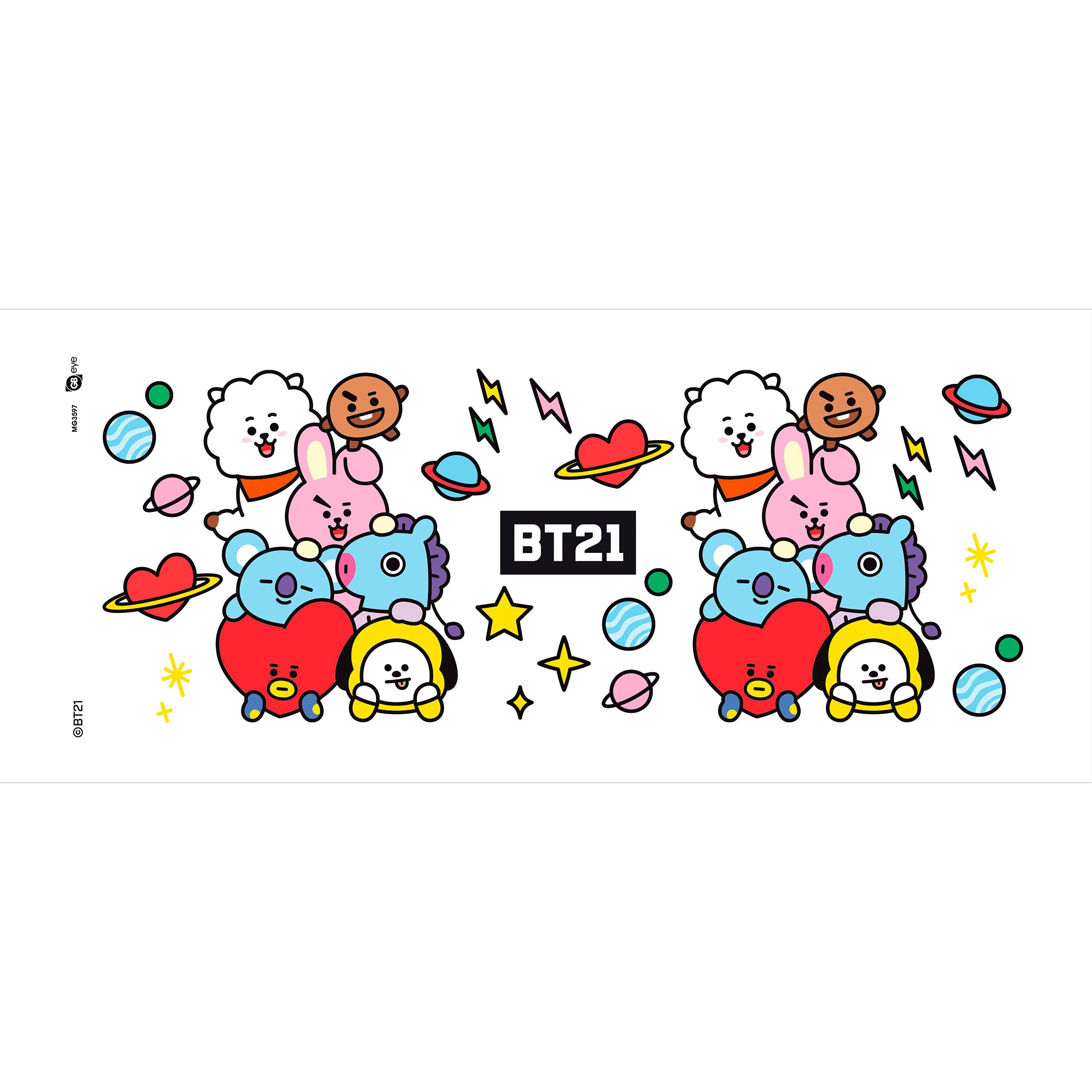 Imagen del producto Taza de personajes BT21 - Line Friends
