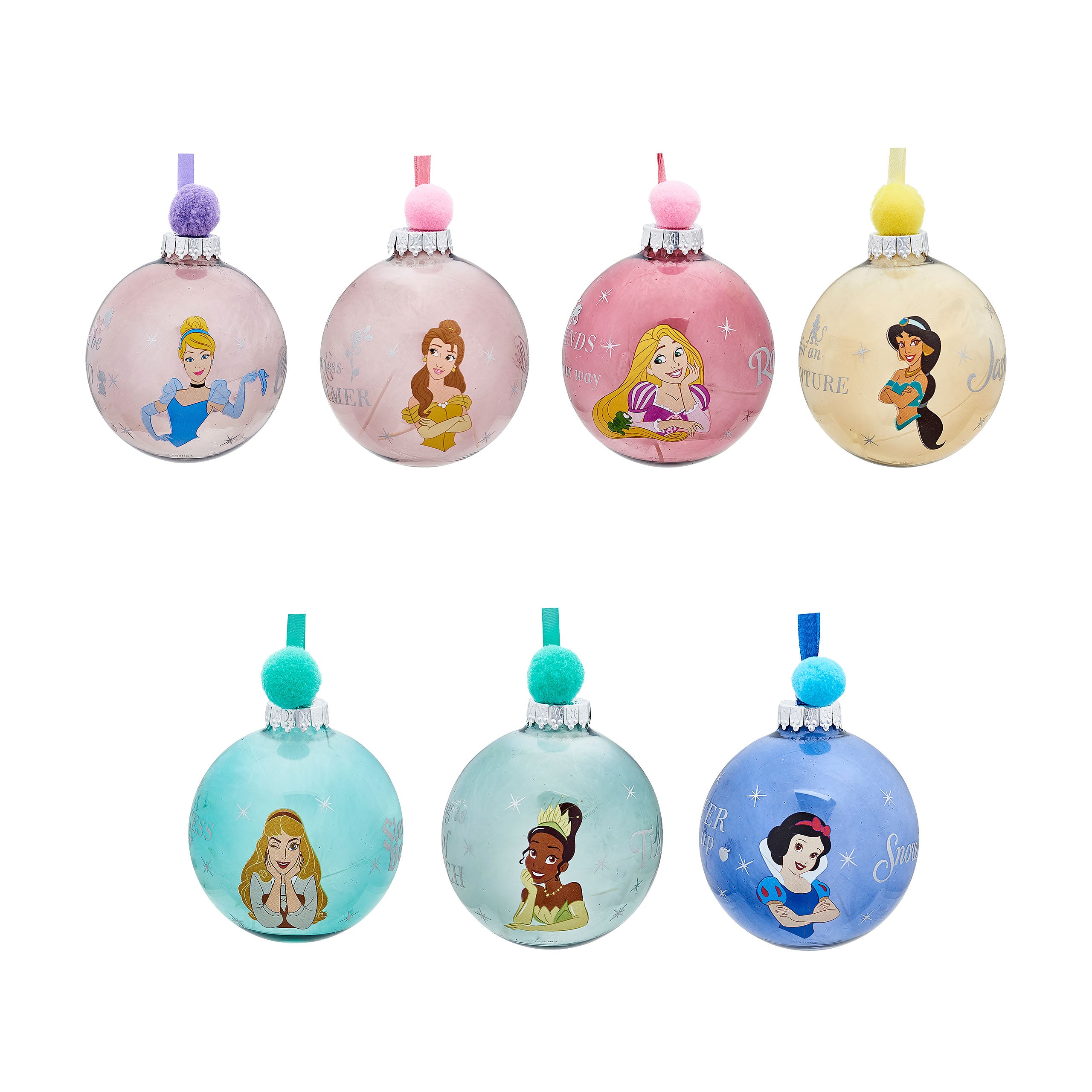 Product image Disney Princess - Characters Christmas Tree Ornaments 7pc