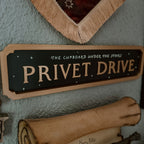 Imagen del producto Harry Potter - Privet Drive Cuadro de Madera que Brilla en la Oscuridad