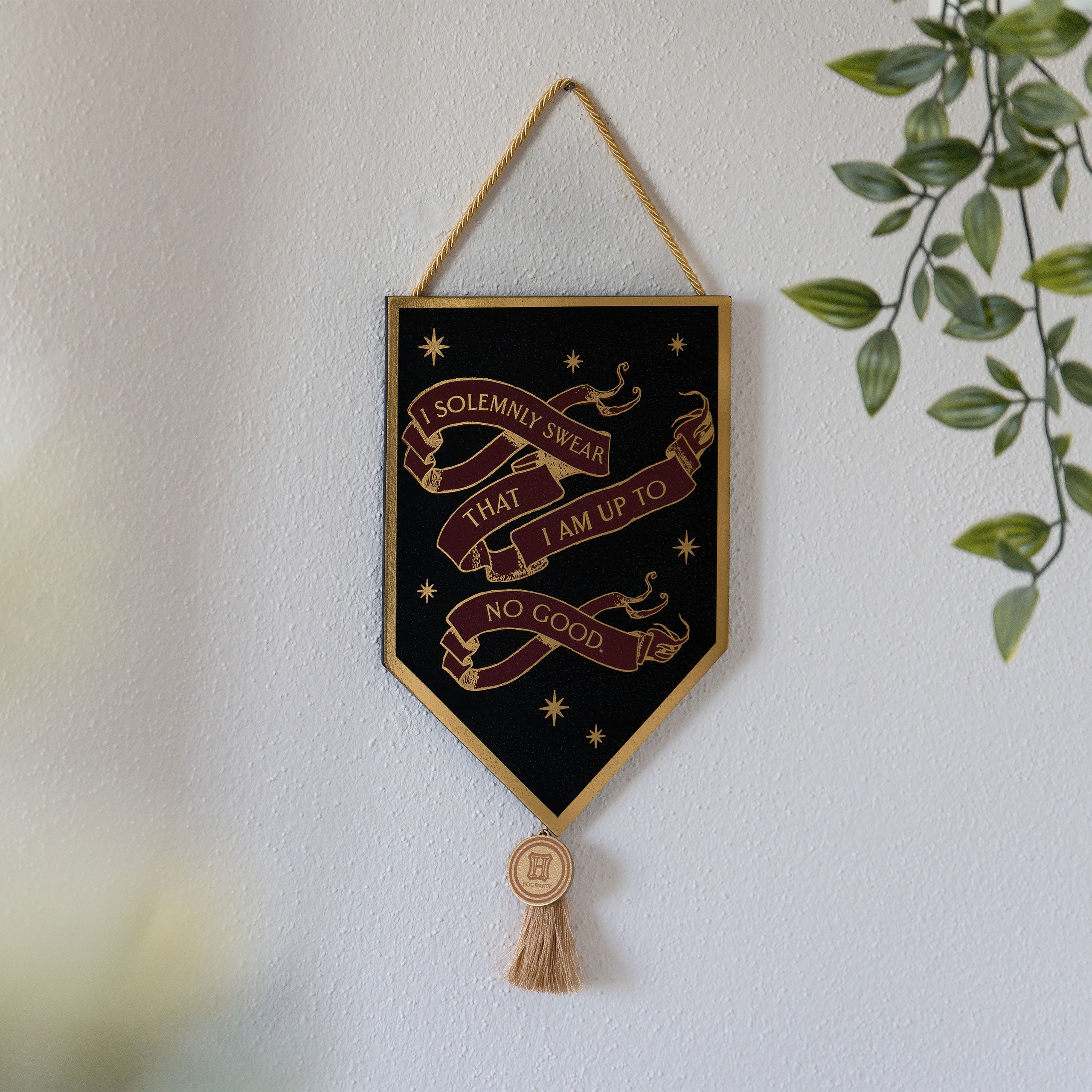 Imagen del producto Harry Potter - Letrero de Madera Alumni 'I Solemnly Swear'