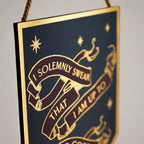 Imagen del producto Harry Potter - Letrero de Madera Alumni 'I Solemnly Swear'