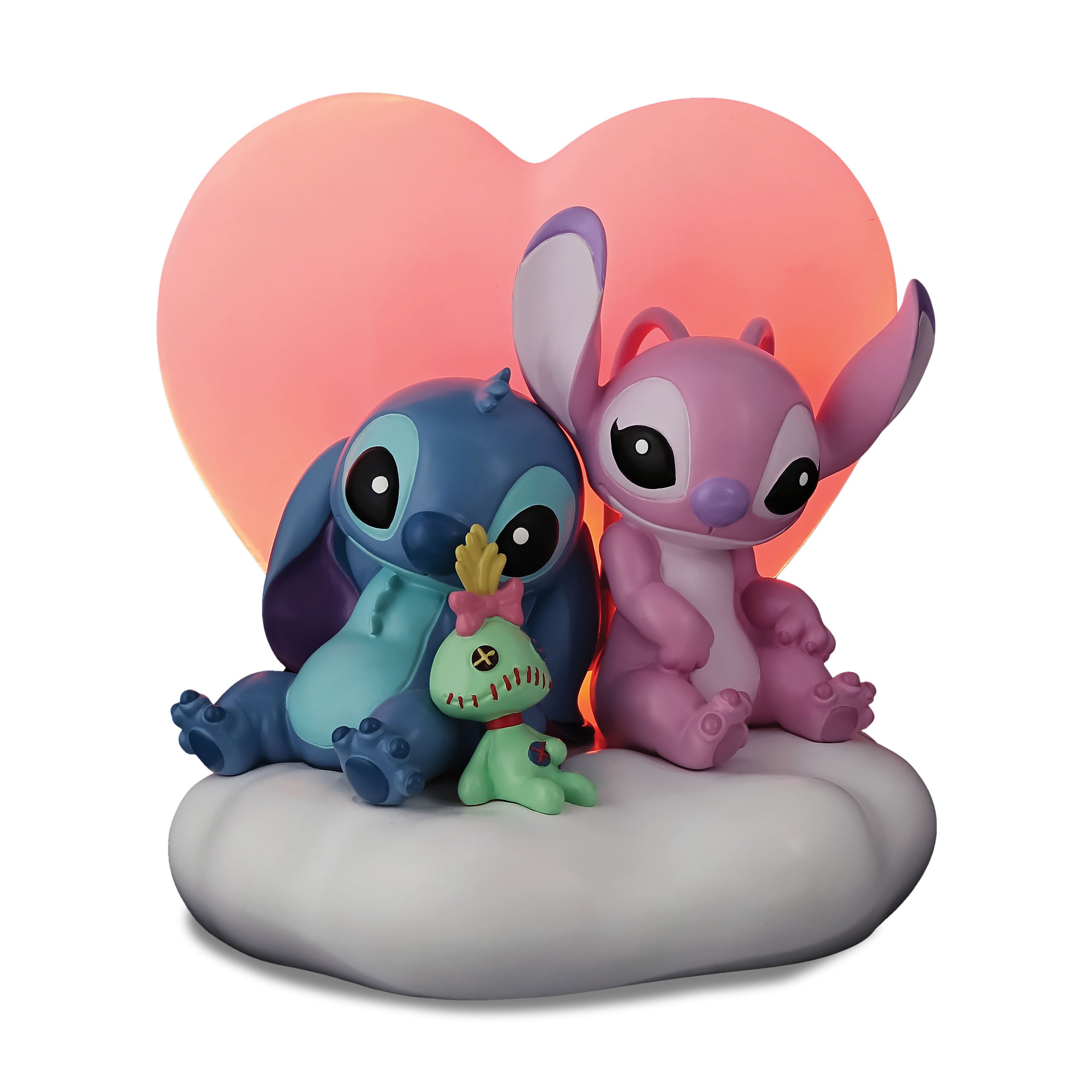 Imagen del producto Lilo & Stitch - Angel y Stitch con luz nocturna de arrugas