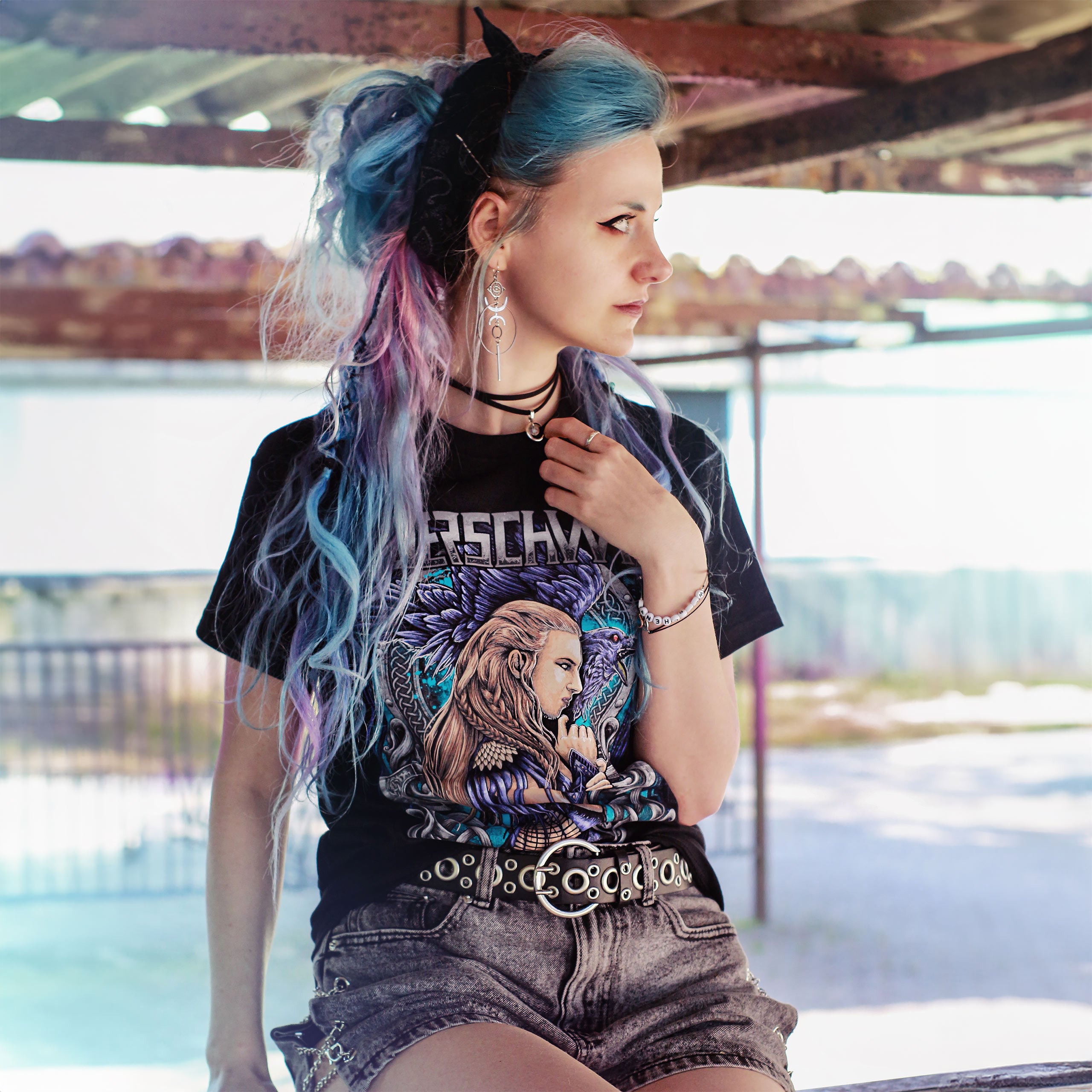 Imagen del producto Feuerschwanz - Morrigan Camiseta negra