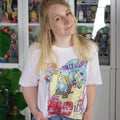 Imagen del producto Alice en el país de las maravillas - Camiseta vintage con póster blanco