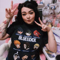 Imagen del producto Blue Lock - Camiseta de personajes negra