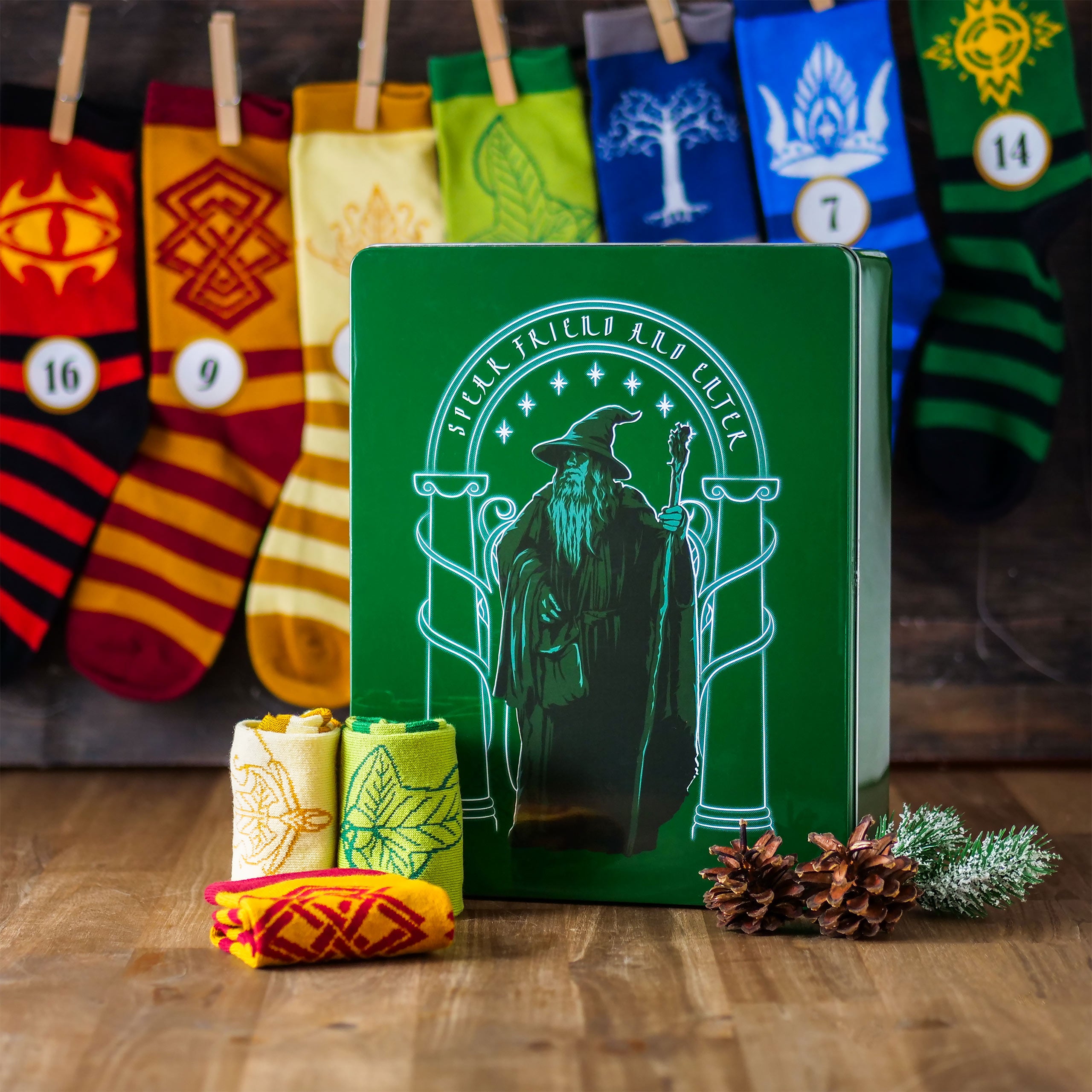 Imagen del producto Calendario de Adviento de El Señor de los Anillos para Rellenar