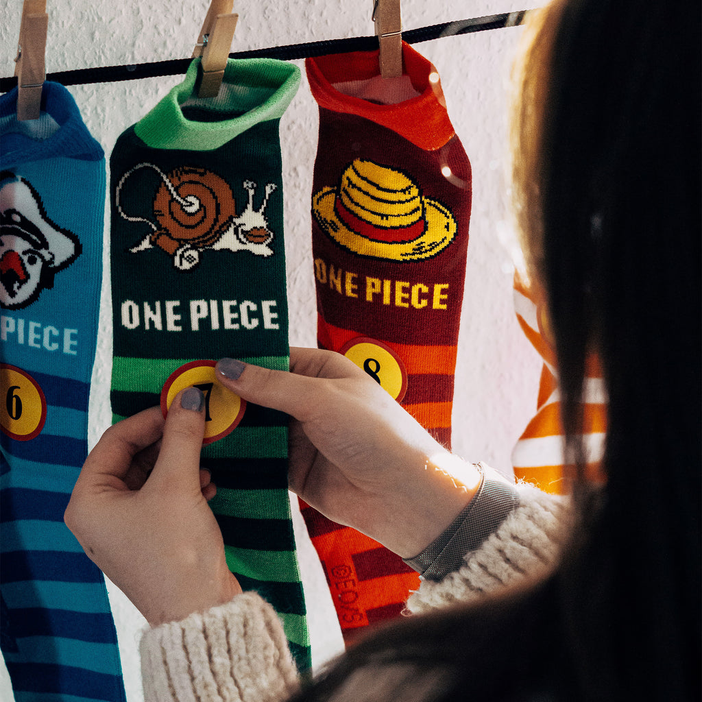 Imagen del producto Calendario de Adviento de One Piece para llenar con calcetines