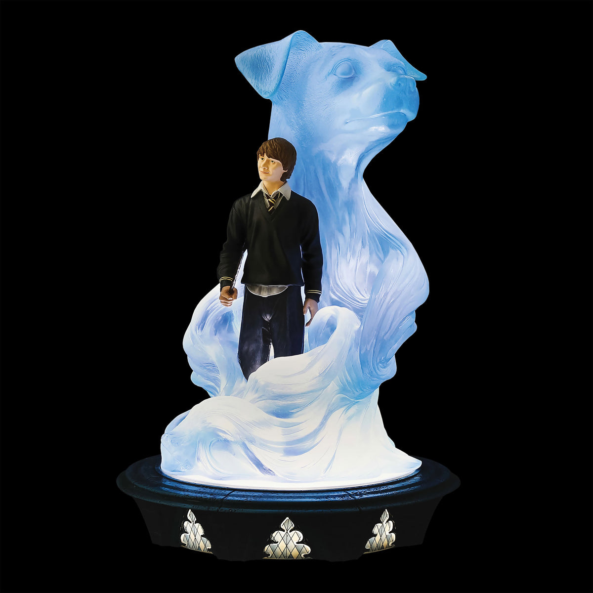 Imagen del producto Ron con figura Diorama Patronus con luz - Harry Potter
