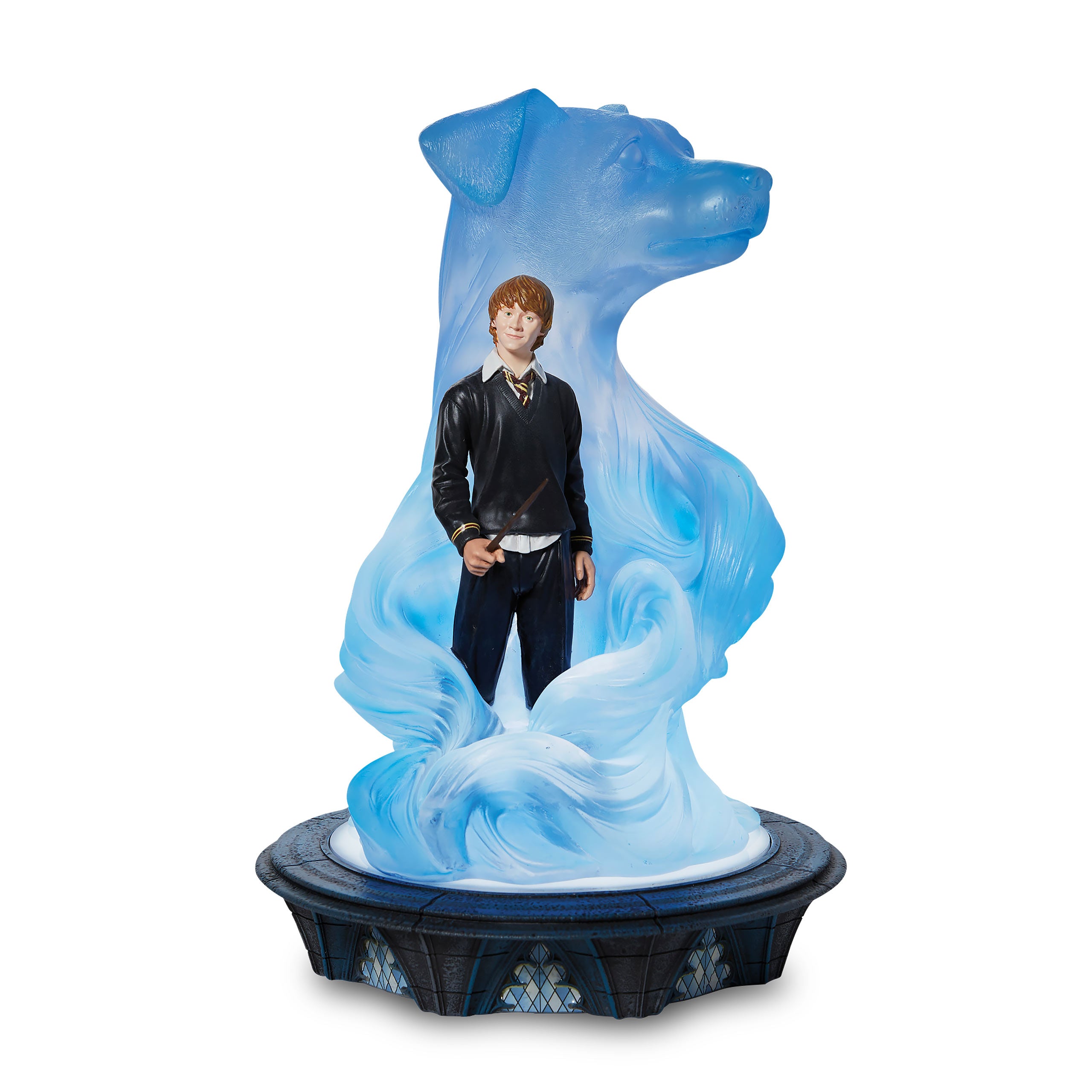 Imagen del producto Ron con figura Diorama Patronus con luz - Harry Potter