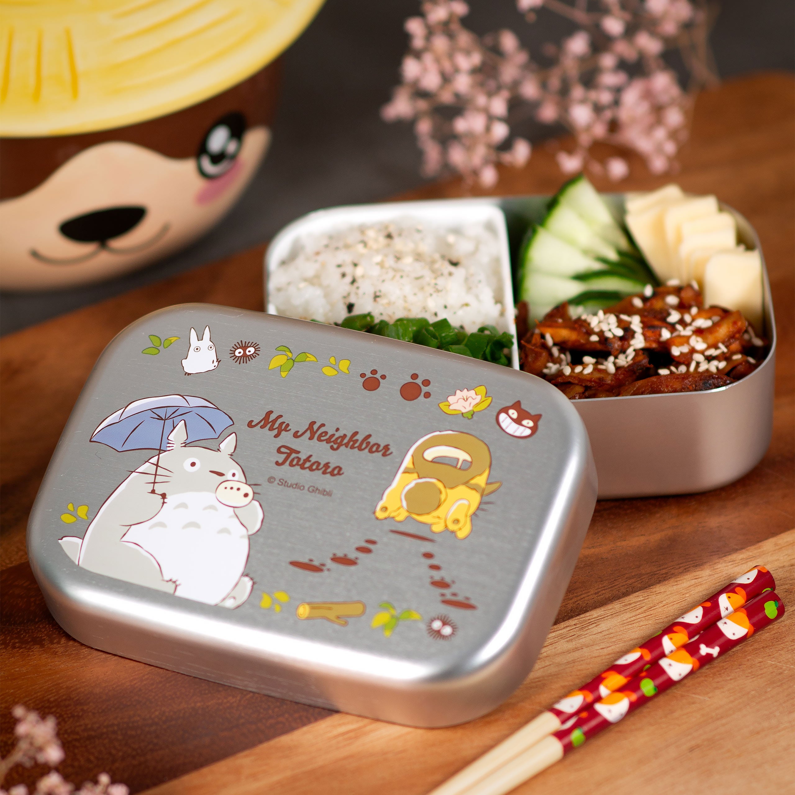 Imagen del producto Totoro - Autobús de gatos y lonchera de Totoro