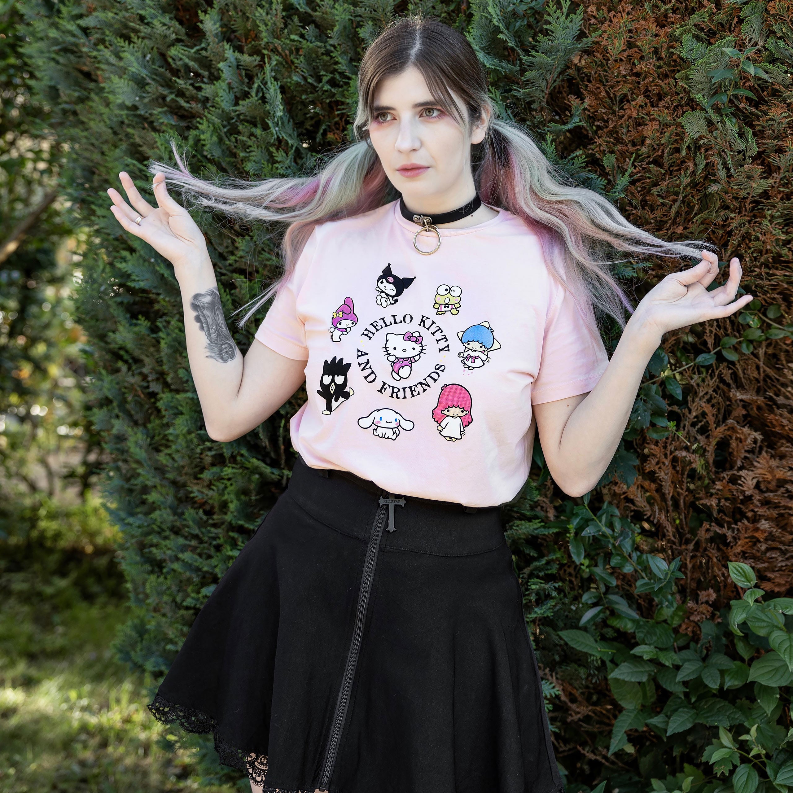 Imagen del producto Camiseta rosa de Hello Kitty and Friends