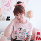 Imagen del producto Camiseta rosa de Hello Kitty and Friends