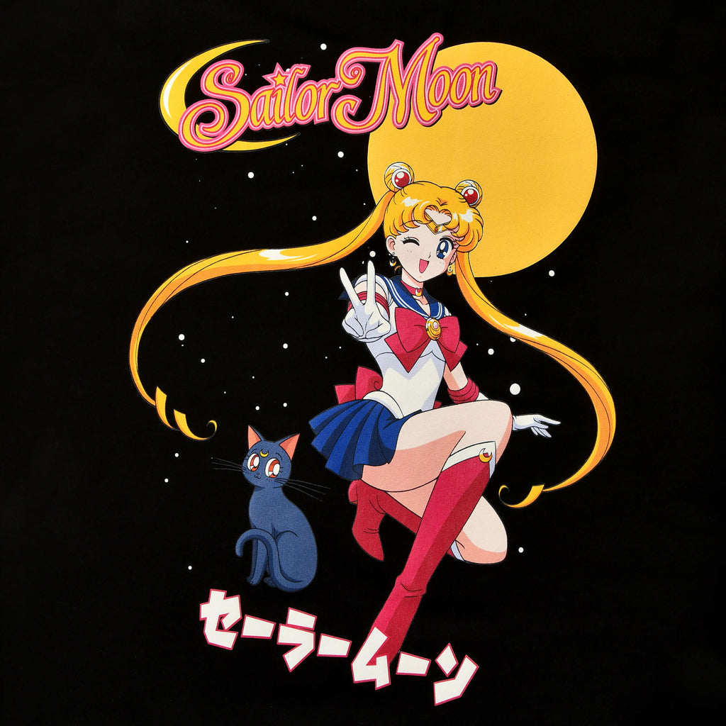 Imagen del producto Camiseta de Sailor Moon con Luna negra