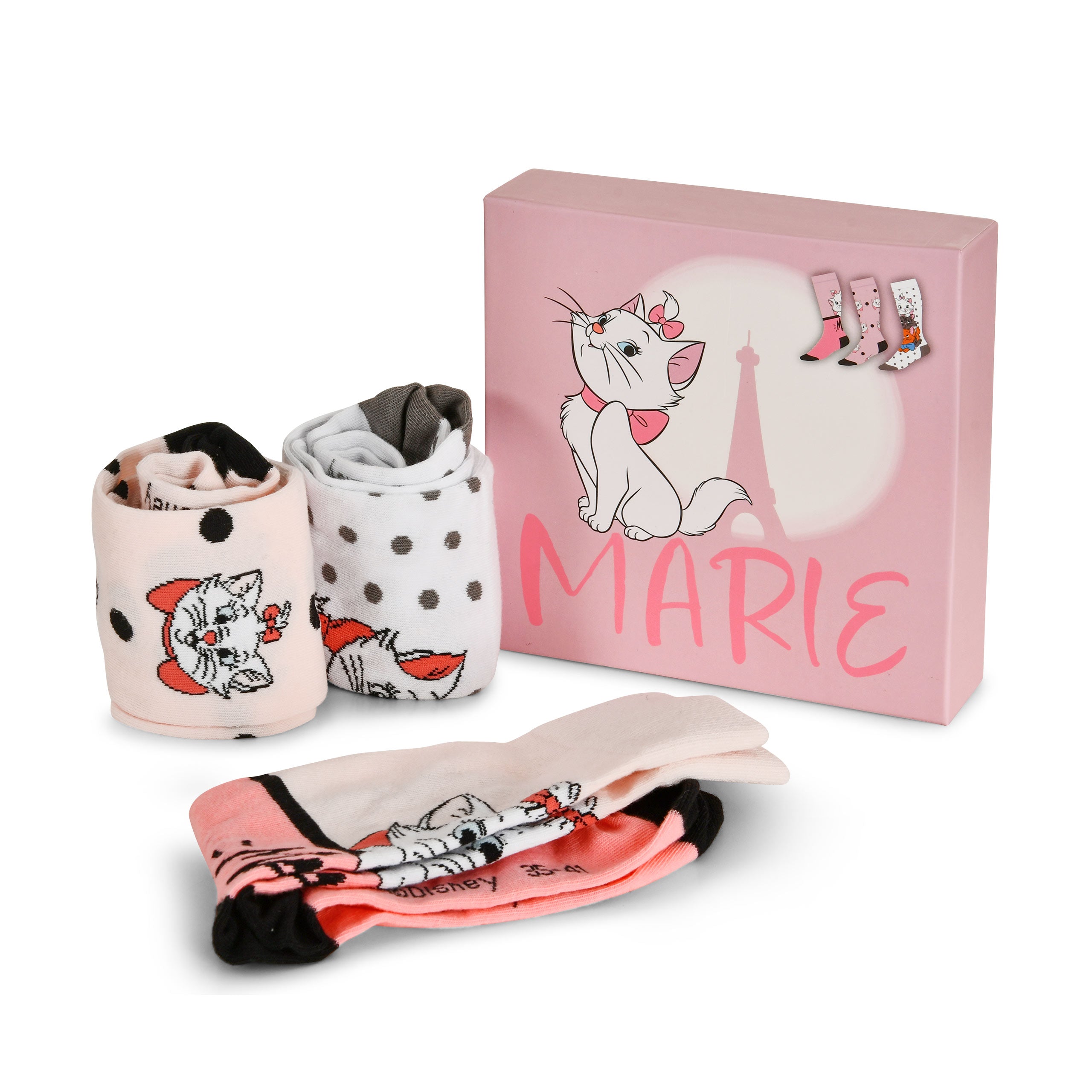 Imagen del producto Aristocats - Set de 3 calcetines Marie