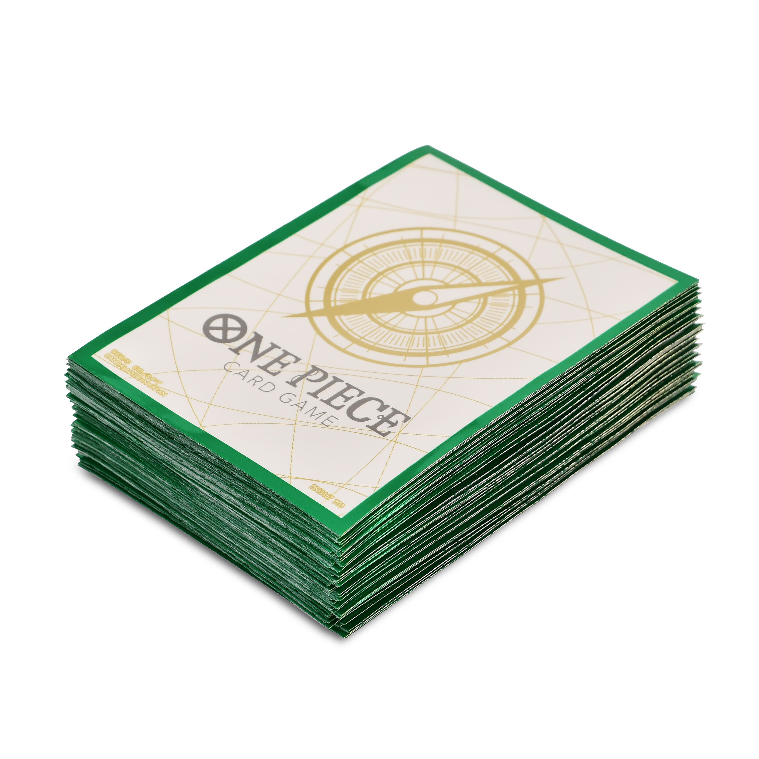 Imagen del producto One Piece Card Game - Fundas de tarjetas con borde verde