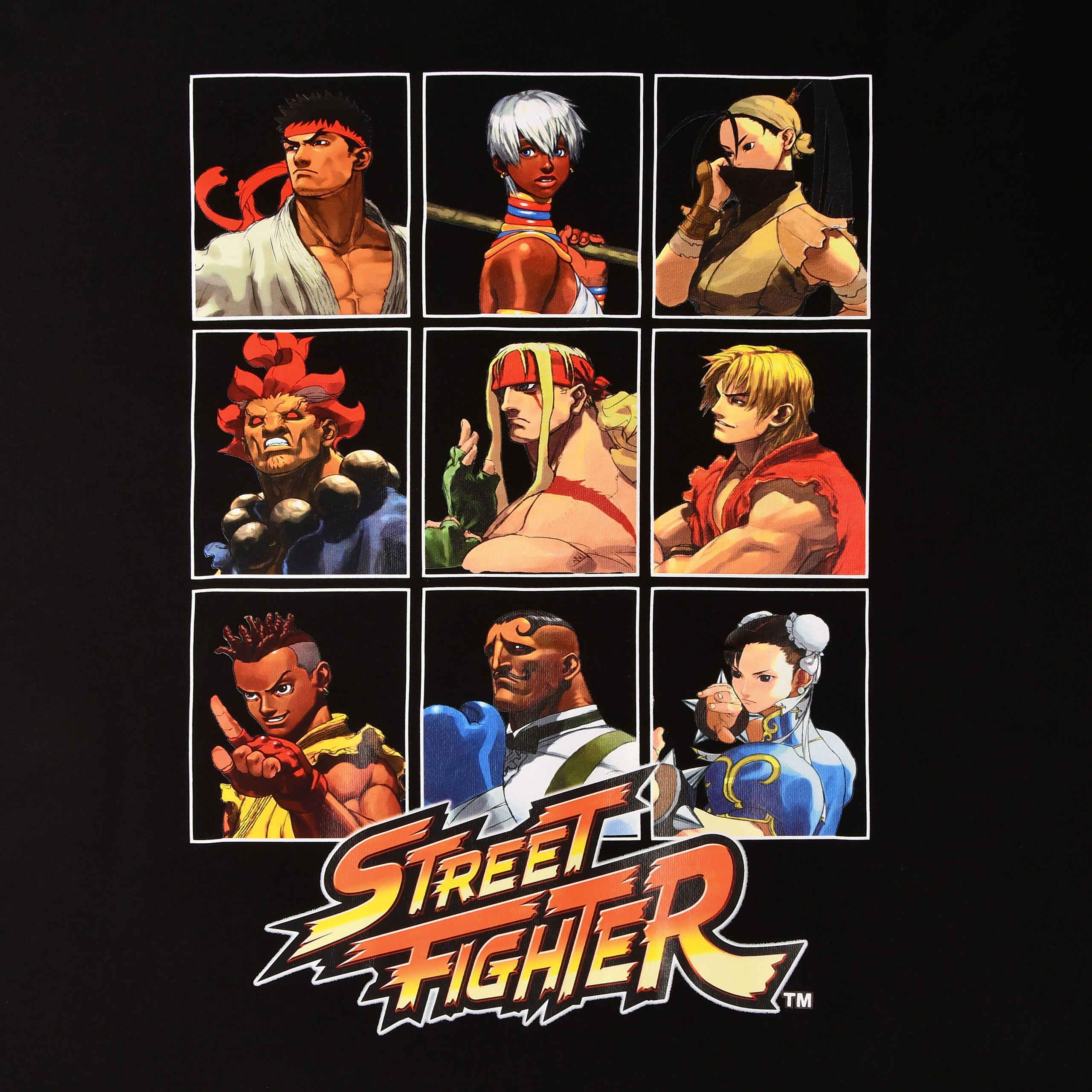 Product image Street Fighter - Characters T-Shirt Black