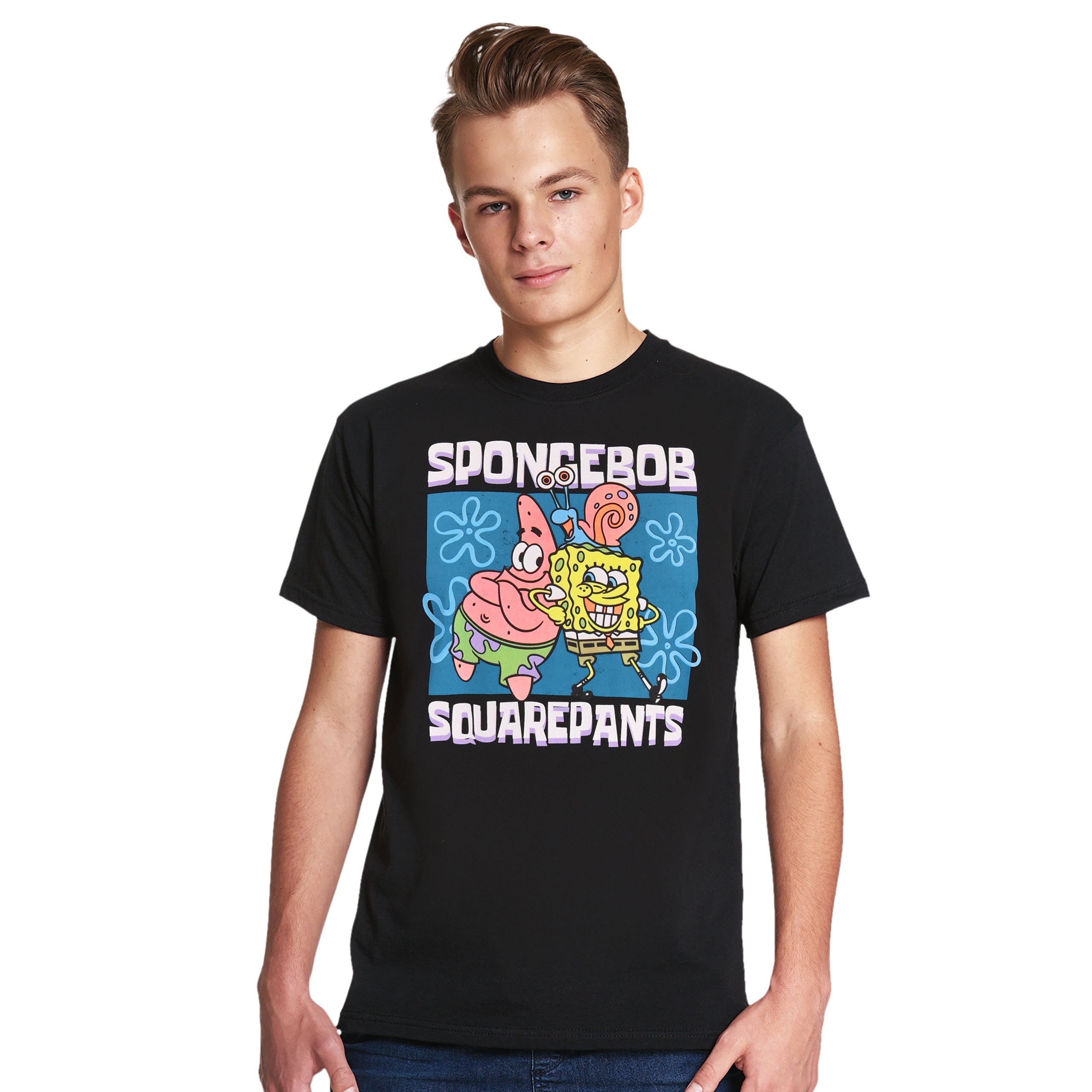 Imagen del producto SpongeBob - Camiseta negra de amigos
