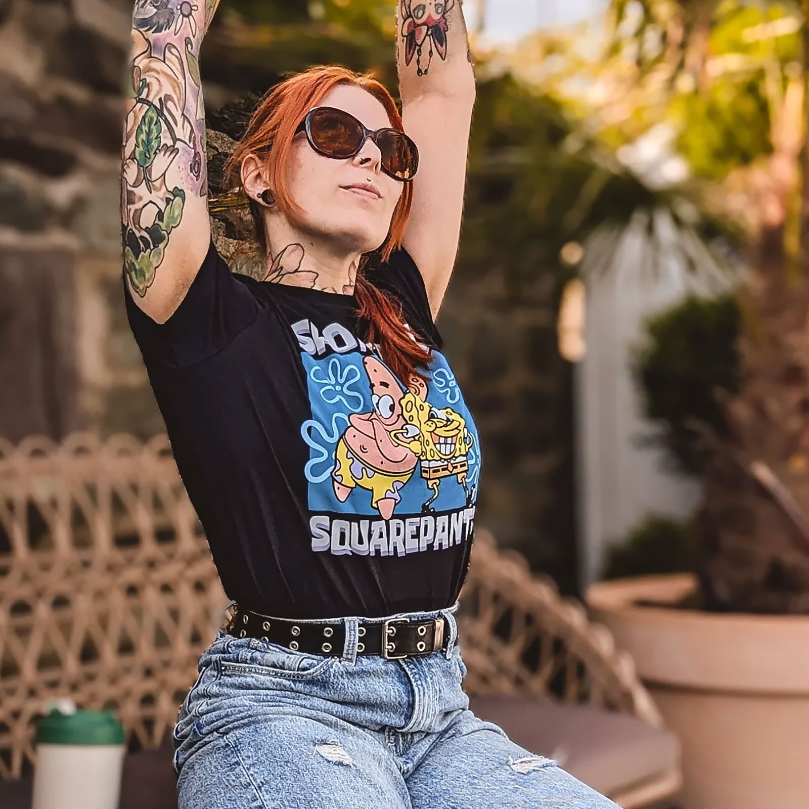 Imagen del producto SpongeBob - Camiseta negra de amigos