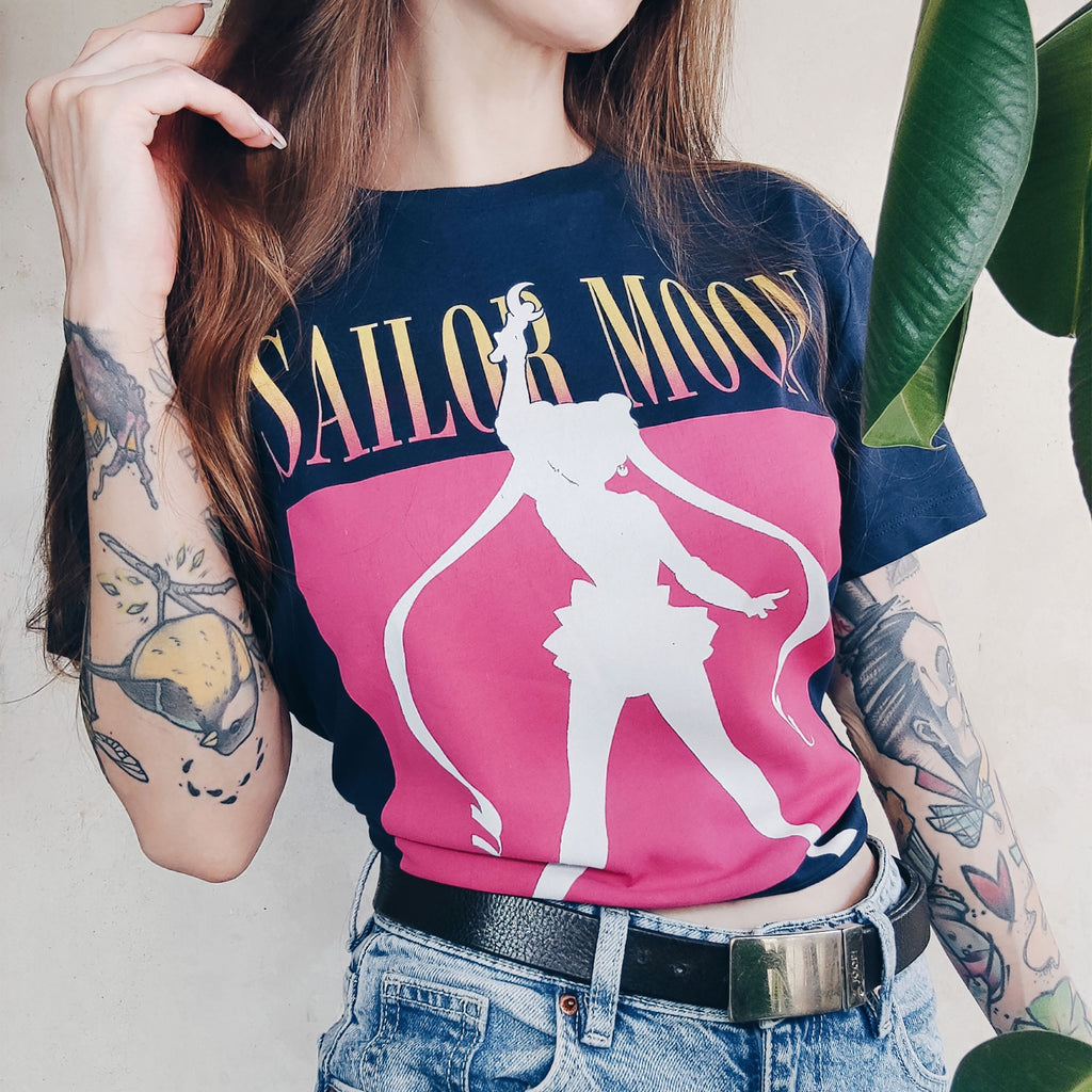 Imagen del producto Sailor Moon - Camiseta Silueta Azul
