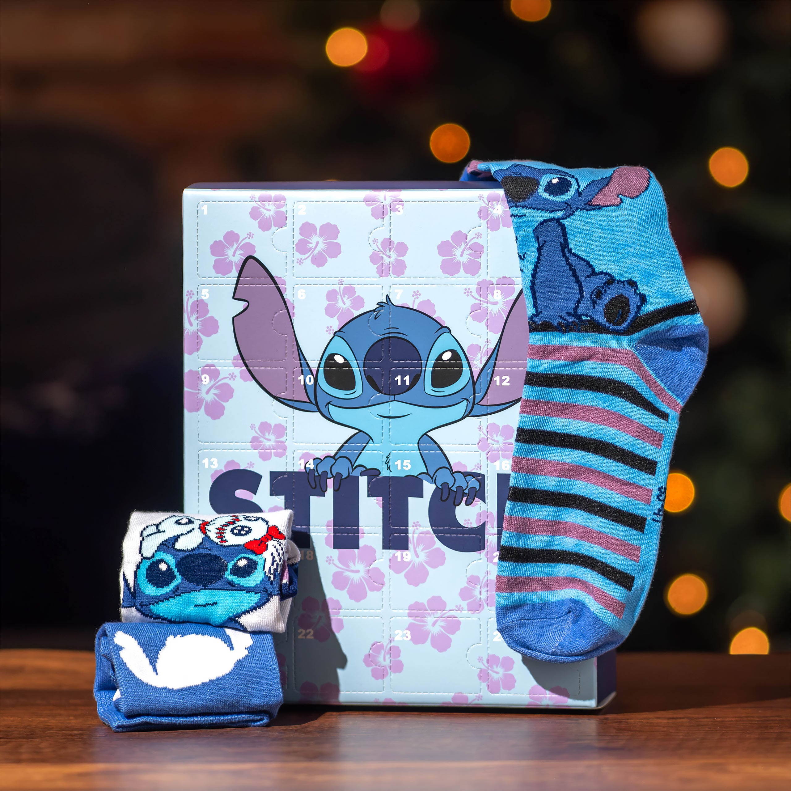 Imagen del producto Calendario de Adviento de calcetines de Stitch - Lilo & Stitch