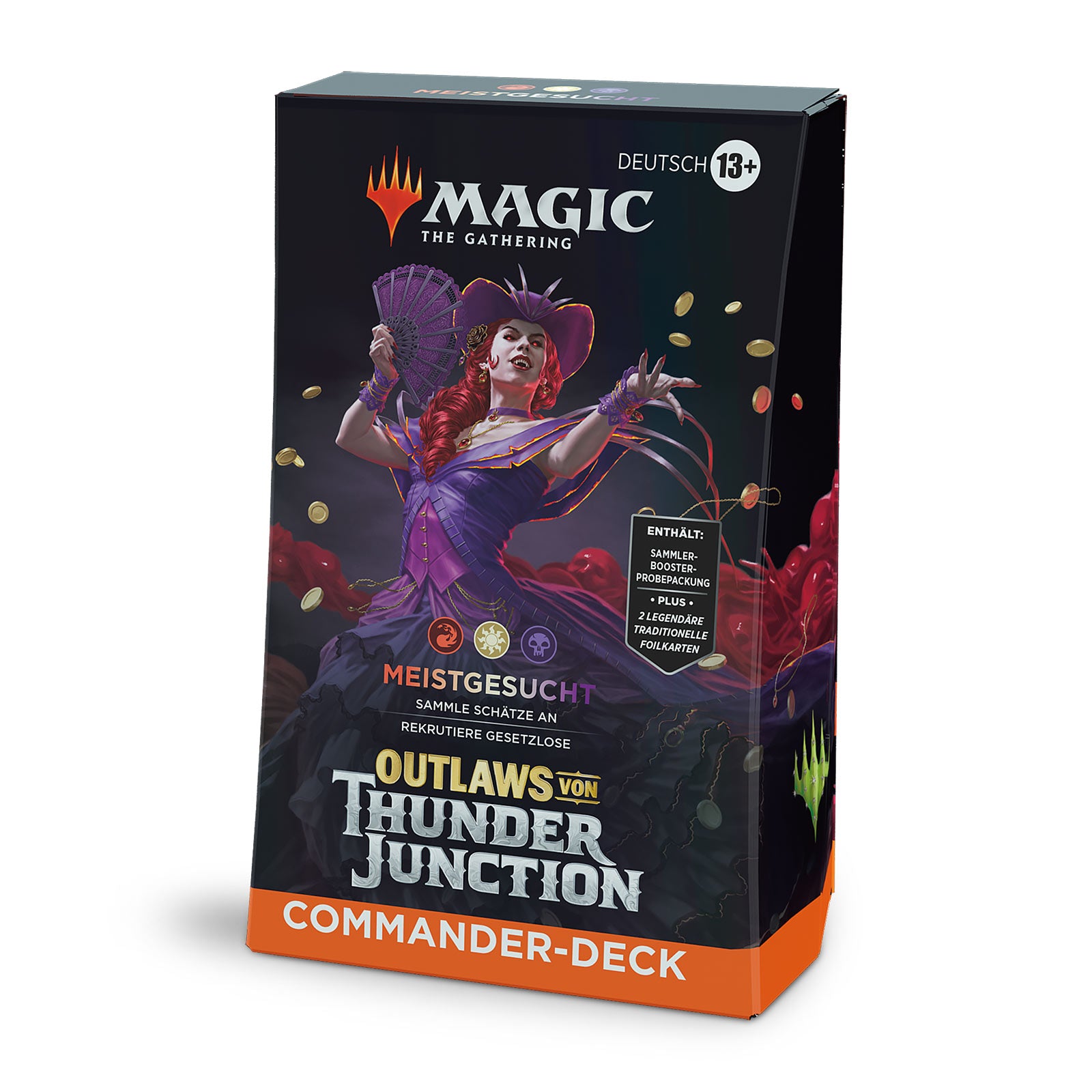 Imagen del producto Forajidos de Thunder Junction - Baraja de comandante más buscada - Magic The Gathering