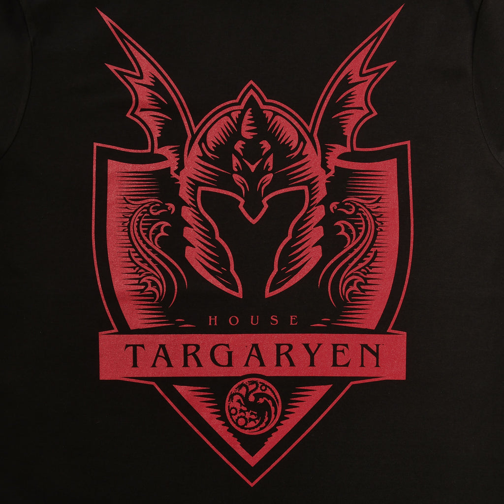 Imagen del producto Camiseta Targaryen negra - Casa del Dragón