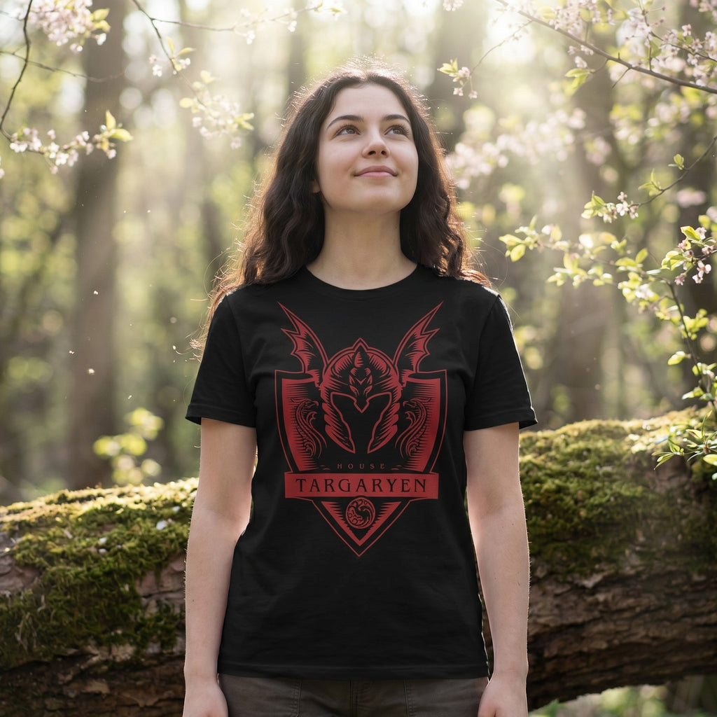 Imagen del producto Camiseta Targaryen negra - Casa del Dragón