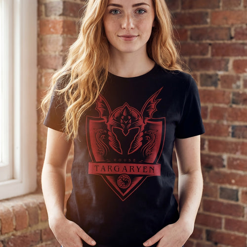 Imagen del producto Camiseta Targaryen negra - Casa del Dragón