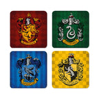 Imagen del producto Harry Potter - Posavasos de los Escudos de las Casas, set de 4 piezas