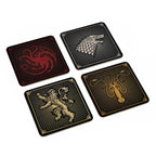 Imagen del producto Juego de Tronos - Posavasos de los escudos de las casas, set de 4