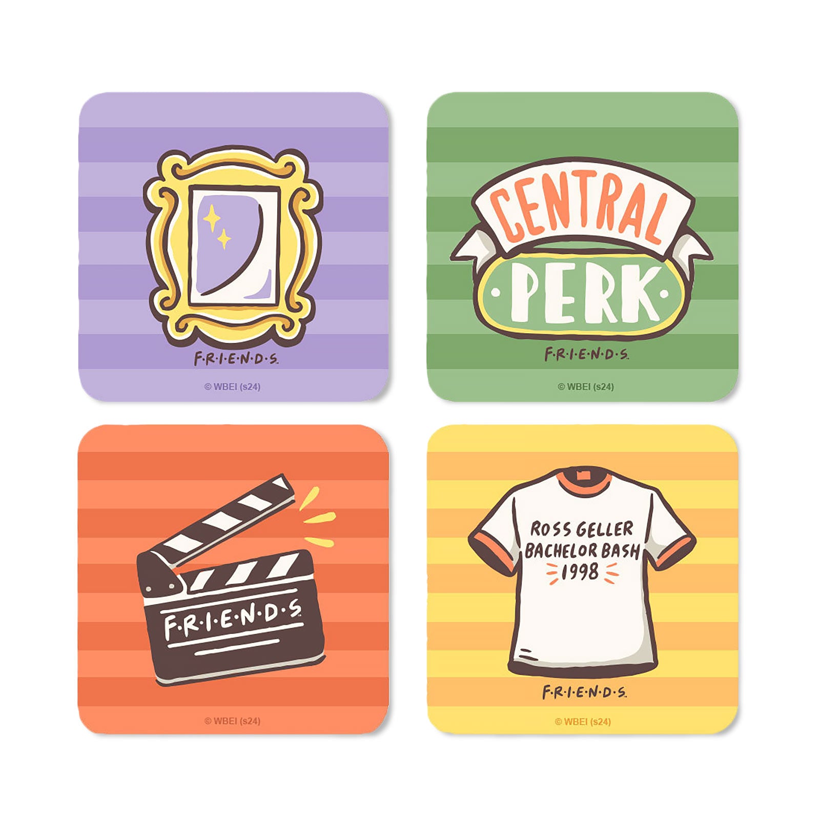 Imagen del producto Set de 4 posavasos Friends