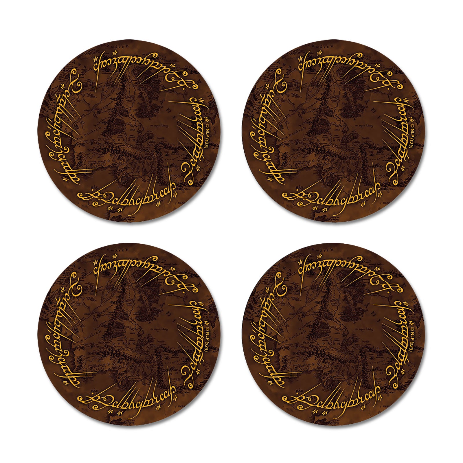 Imagen del producto El Señor de los Anillos - Set de 4 Posavasos del Único Anillo