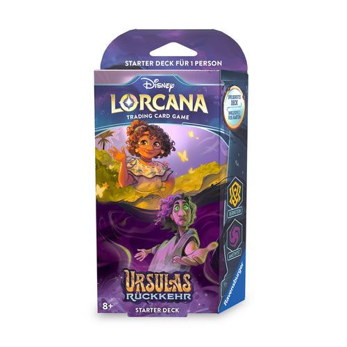 Imagen del producto Disney Lorcana Ámbar y Amatista Starter Set - Ursulas Regreso Juego de Cartas Coleccionables