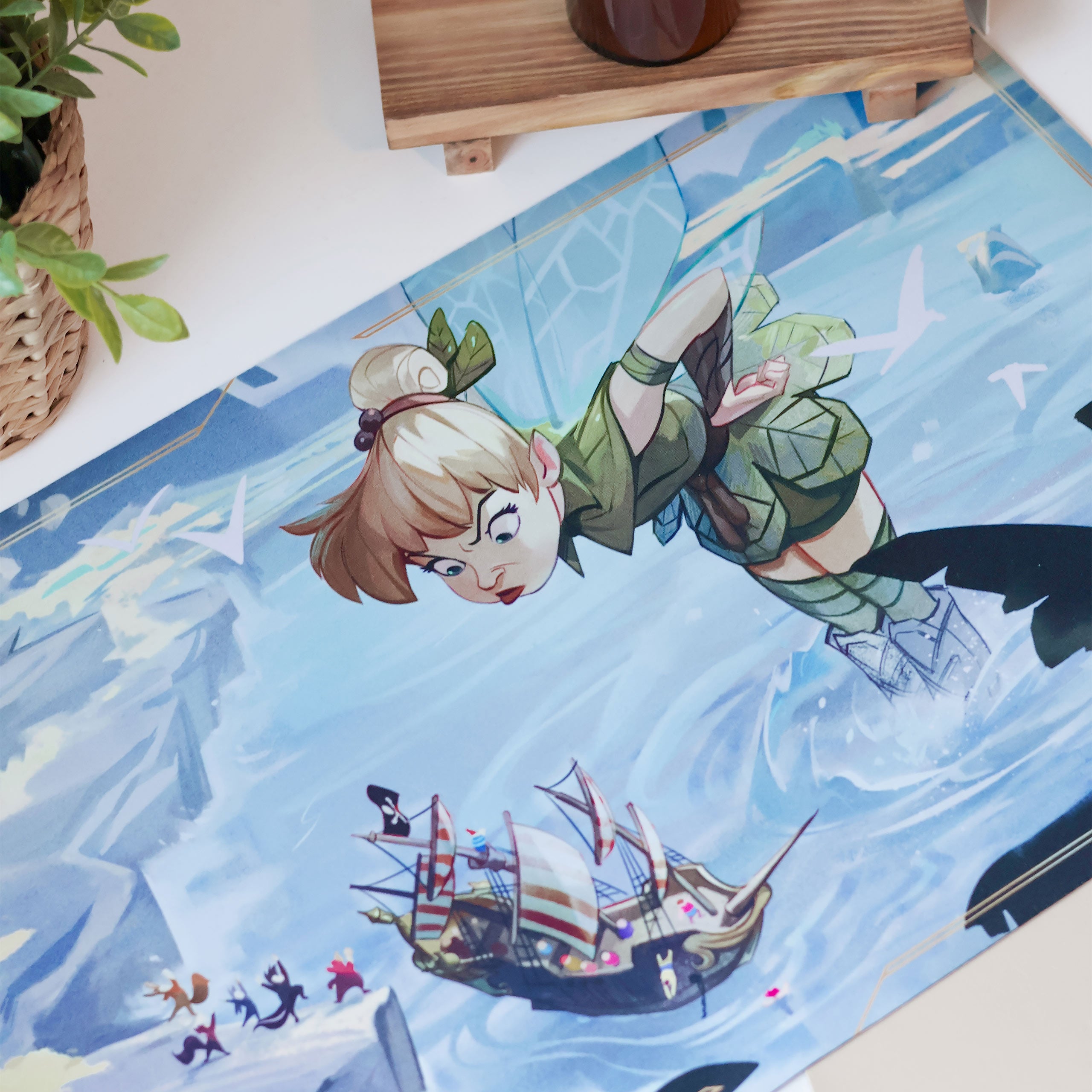 Imagen del producto Disney Lorcana Alfombrilla de juego Tinkerbell - Ursulas Regreso Juego de cartas coleccionables