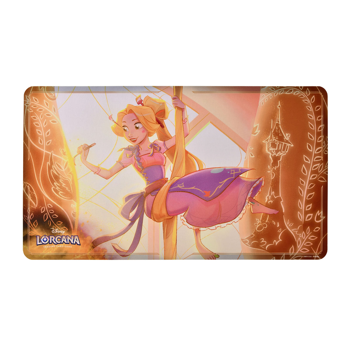 Imagen del producto Alfombra de juego Disney Lorcana Rapunzel - Juego de cartas de intercambio de El regreso de Úrsula