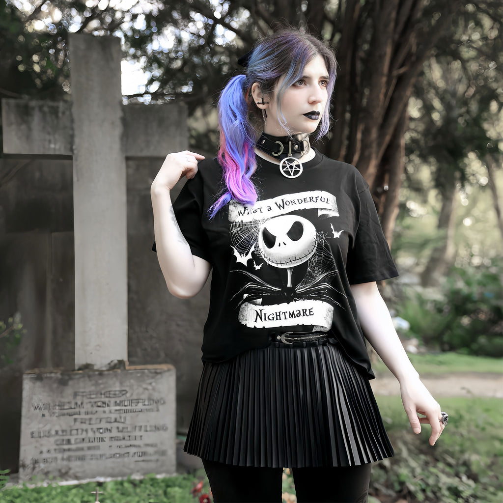 Imagen del producto Nightmare Before Christmas - Qué Maravillosa Pesadilla Camiseta negra