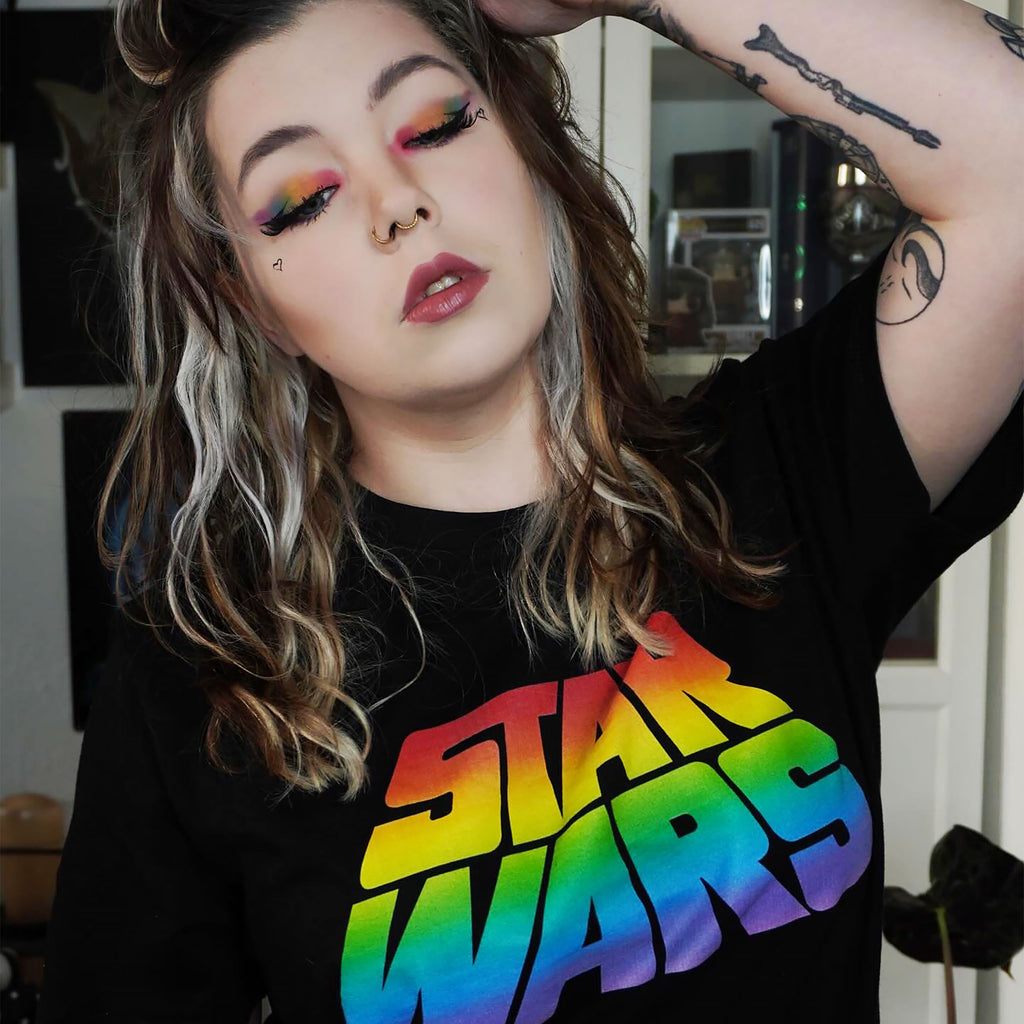 Imagen del producto Star Wars - Camiseta con logotipo de orgullo negro
