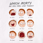 Imagen del producto Rick y Morty - Camiseta Emoción de Morty blanca