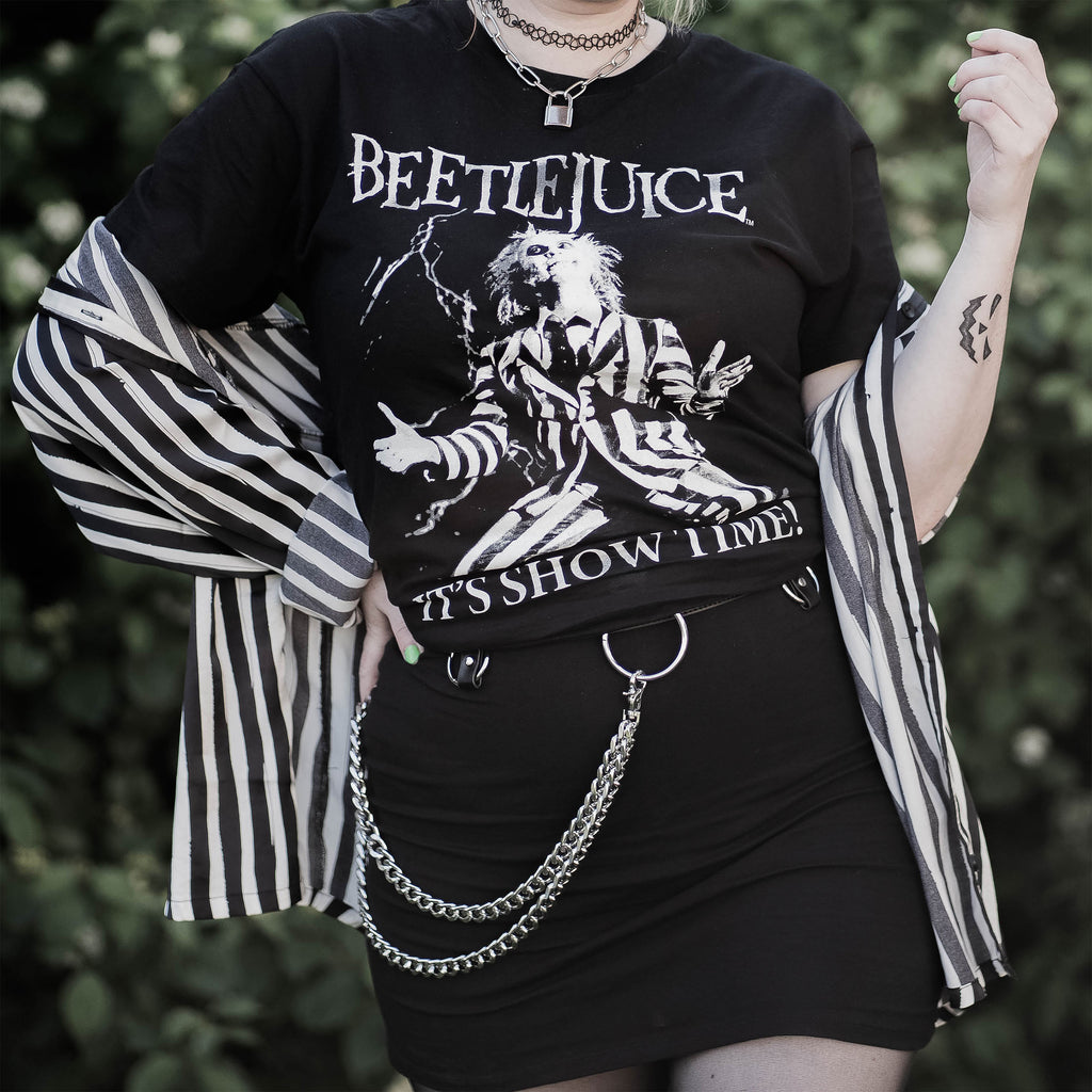 Imagen del producto Beetlejuice - ¡Es hora del espectáculo! Camiseta negra
