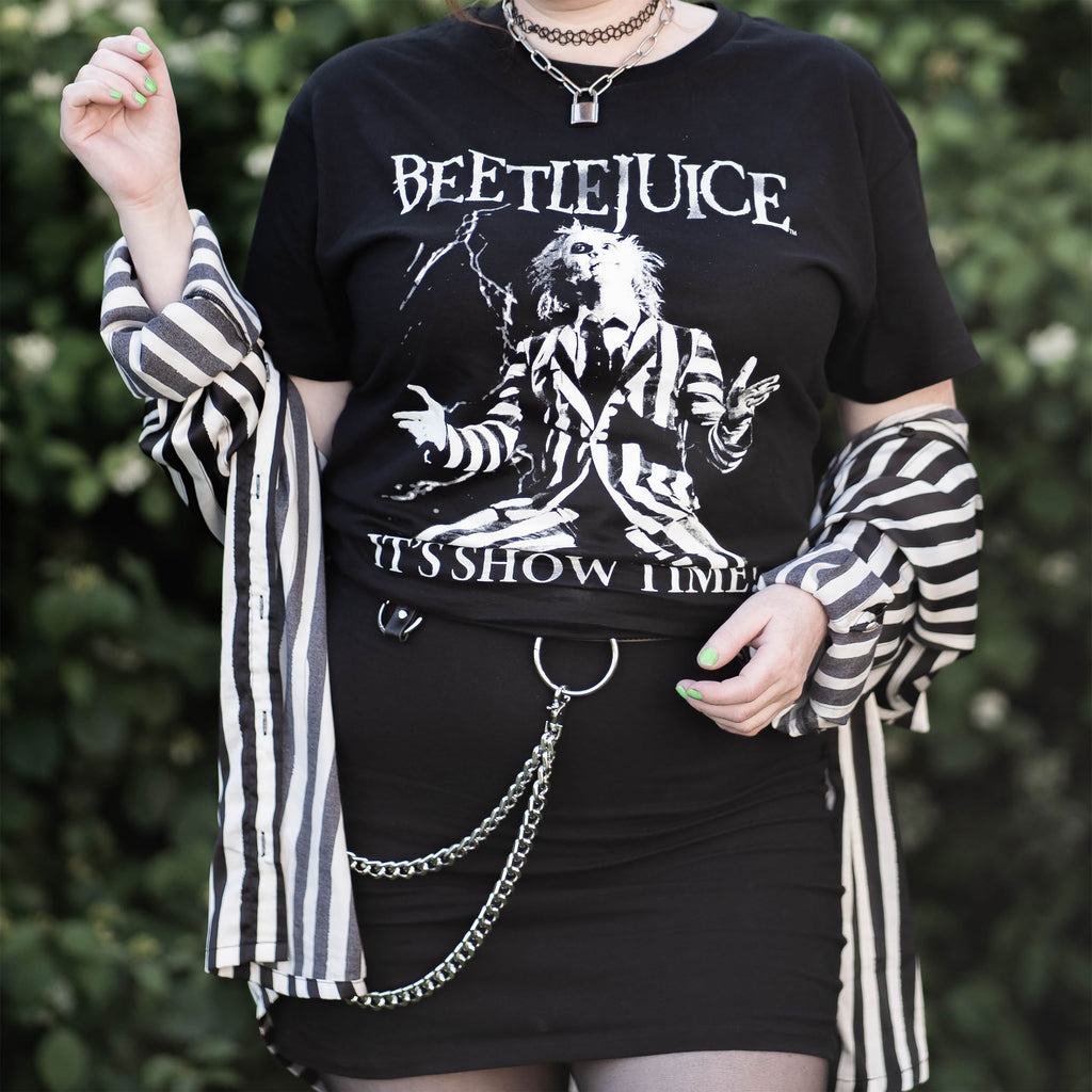 Imagen del producto Beetlejuice - ¡Es hora del espectáculo! Camiseta negra