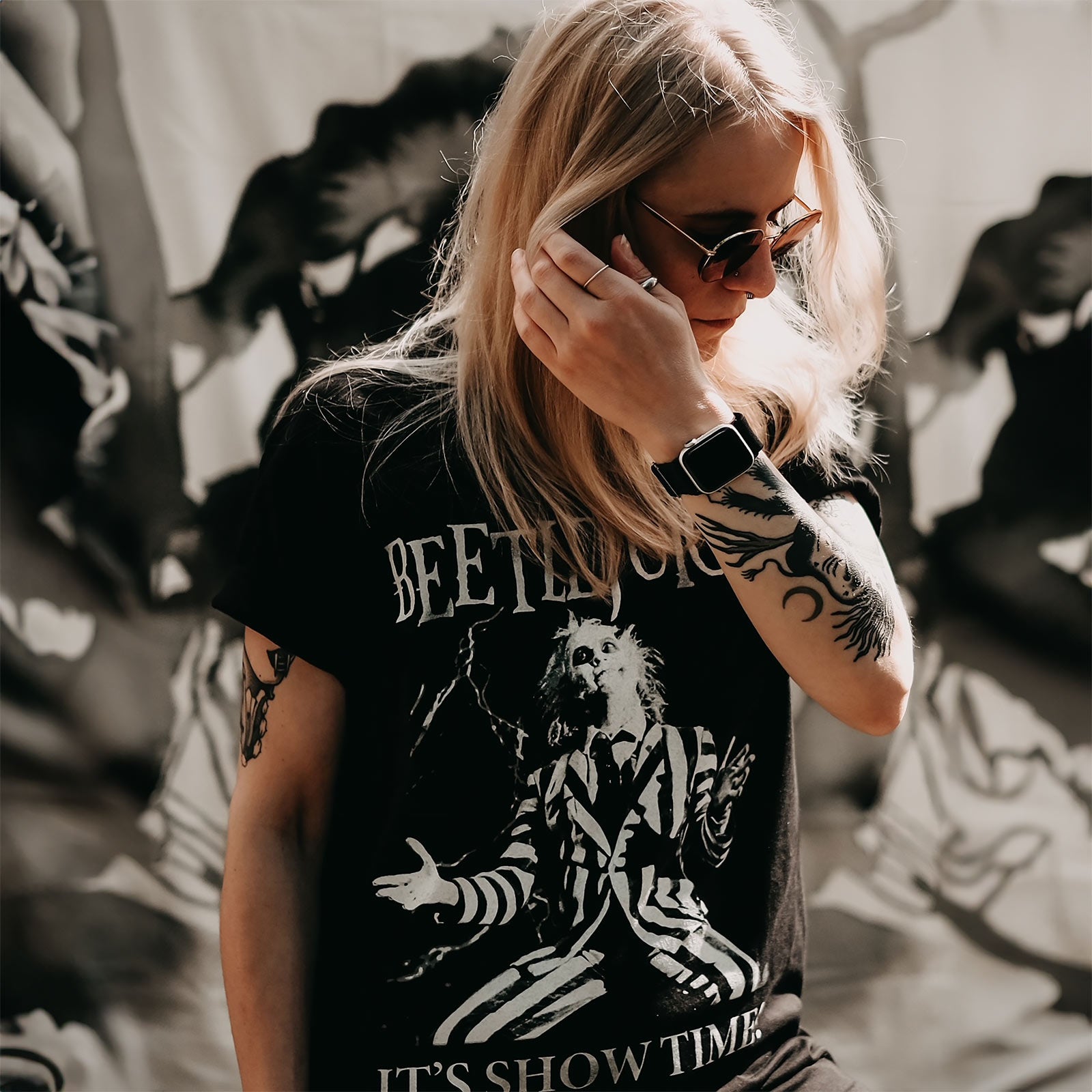 Imagen del producto Beetlejuice - ¡Es hora del espectáculo! Camiseta negra