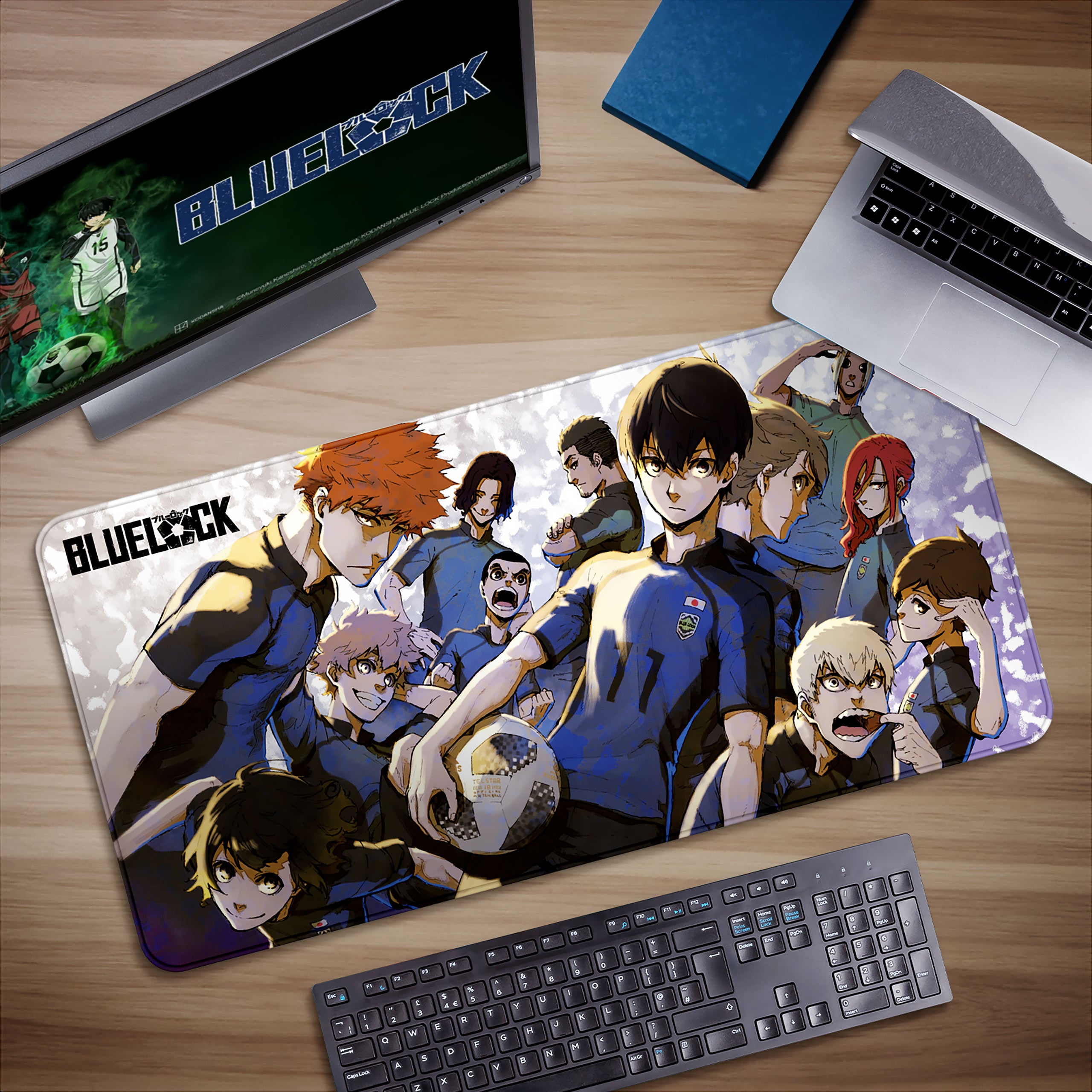 Imagen del producto Blue Lock - Alfombrilla de ratón del equipo