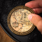 Imagen del producto El Señor de los Anillos - Moneda de colección Mapa de la Tierra Media edición limitada